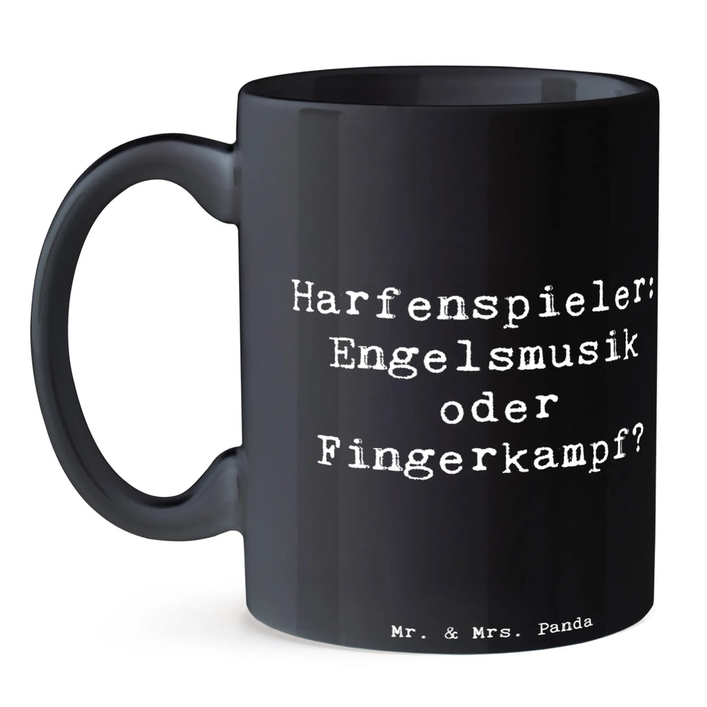 Tasse Spruch Harfe Melodien Bürotasse, Teetasse, Kaffeetasse, Keramiktasse, Tasse, Geschenktasse, Tasse mit Motiven, Porzellantasse, Tasse mit Zitaten, Instrumente, Geschenke Musiker, Musikliebhaber