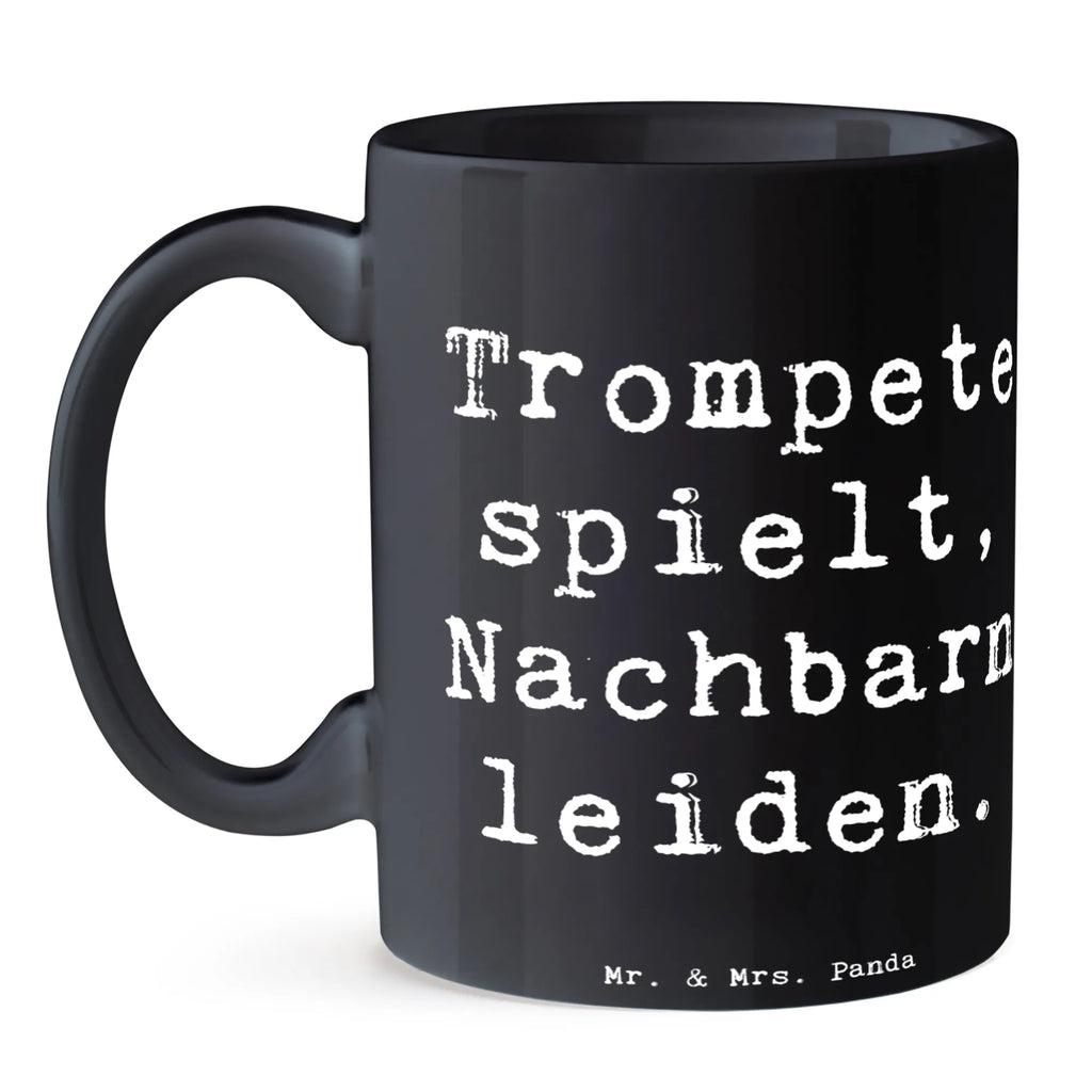 Tasse Spruch Trompete Freude Tasse mit Motiven, Bürotasse, Teetasse, Tasse, Tasse mit Zitaten, Porzellantasse, Kaffeetasse, Keramiktasse, Geschenktasse, Instrumente, Geschenke Musiker, Musikliebhaber