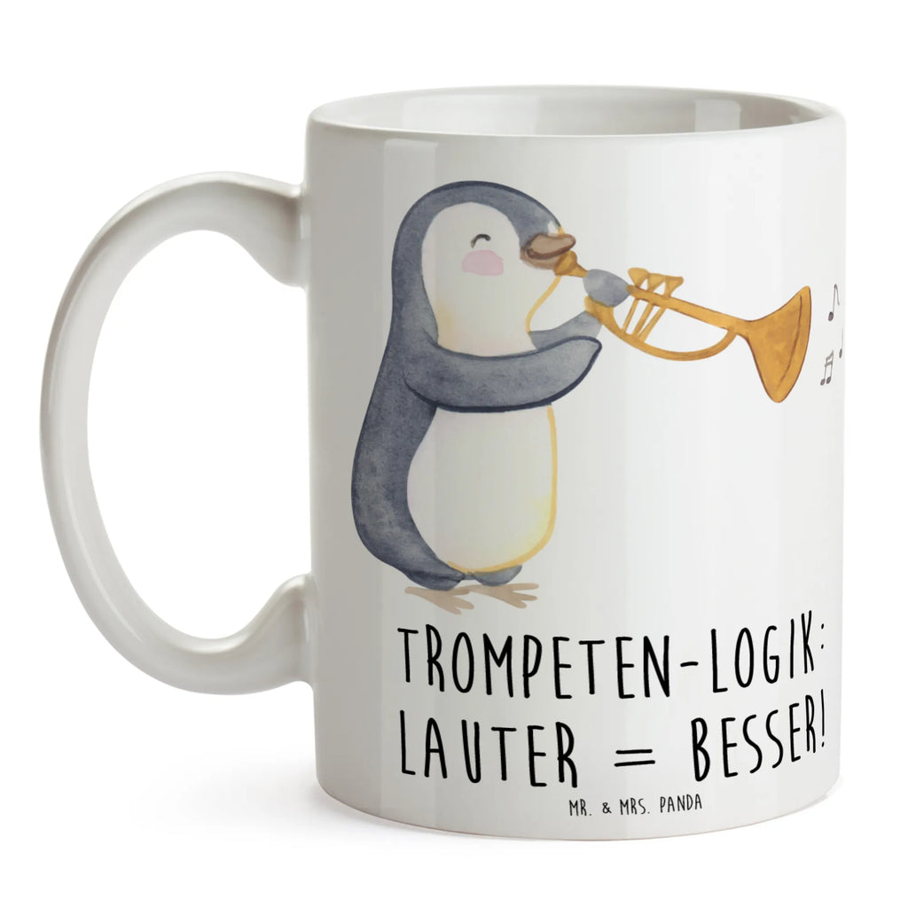 Tasse Trompeten Weisheit Tasse mit Motiven, Geschenktasse, Kaffeetasse, Porzellantasse, Teetasse, Keramiktasse, Tasse, Bürotasse, Tasse mit Zitaten, Instrumente, Geschenke Musiker, Musikliebhaber