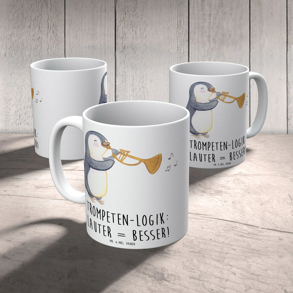 Tasse Trompeten Weisheit Tasse mit Motiven, Geschenktasse, Kaffeetasse, Porzellantasse, Teetasse, Keramiktasse, Tasse, Bürotasse, Tasse mit Zitaten, Instrumente, Geschenke Musiker, Musikliebhaber