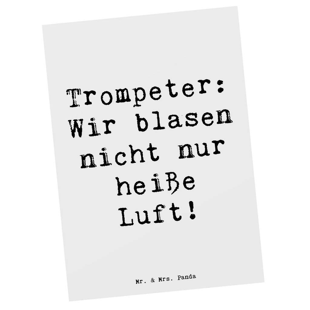 Postkarte Spruch Trompete Kunst Geschenkkarte, Einladung, Einladungskarte, Dankeskarte, Ansichtskarten, Grußkarte, Ansichtskarte, Postkarte, Einladungskarten Geburtstag, Karte, Einladung Geburtstag, Geburtstagskarte, Instrumente, Geschenke Musiker, Musikliebhaber