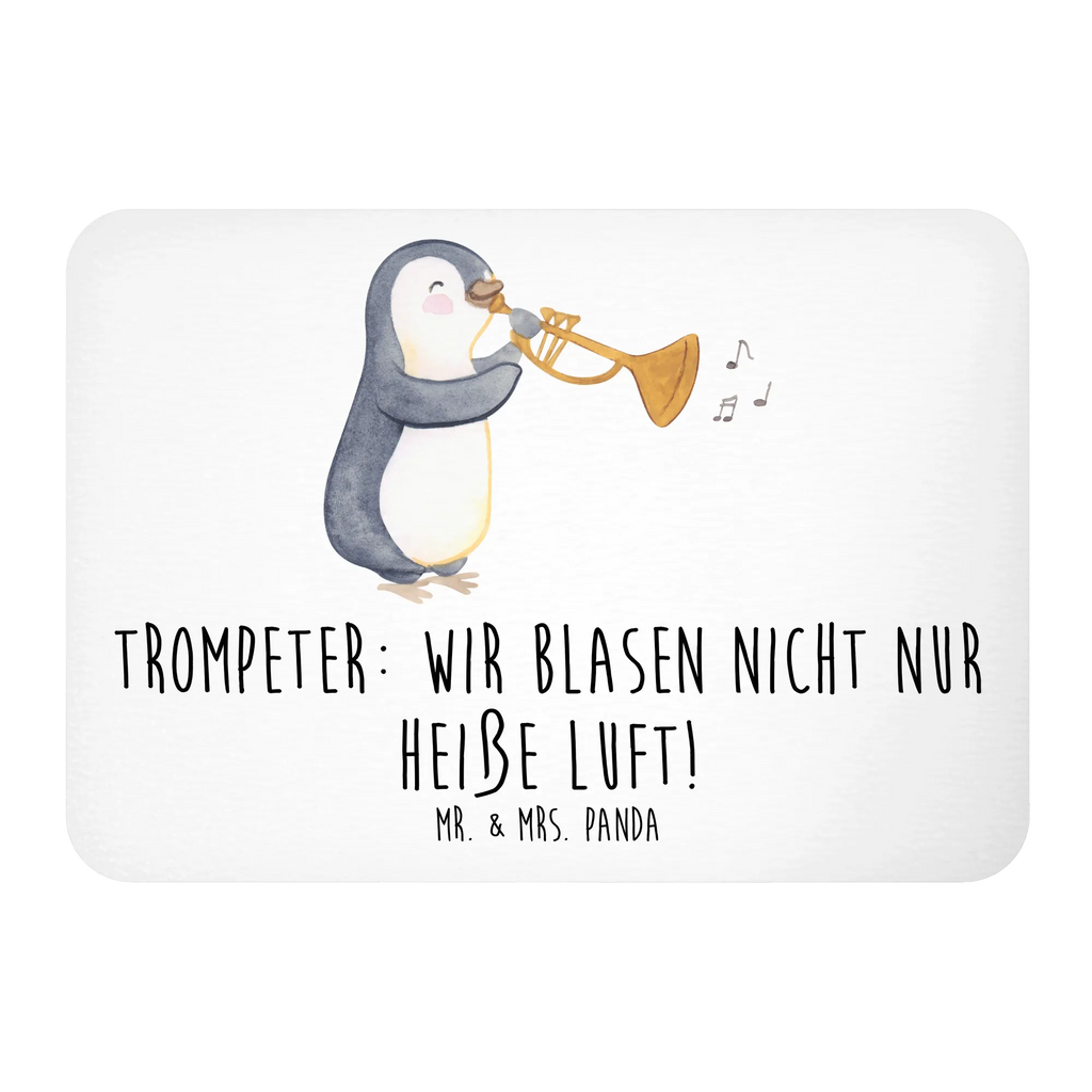 Magnet Trompeter: Wir blasen nicht nur heiße Luft! Whiteboard Magnet, Pinnwandmagnet, Dekomagnet, Motivmagnete, Kühlschrank Dekoration, Kühlschrankmagnet, Souvenir Magnet, Notiz Magnet, Instrumente, Geschenke Musiker, Musikliebhaber
