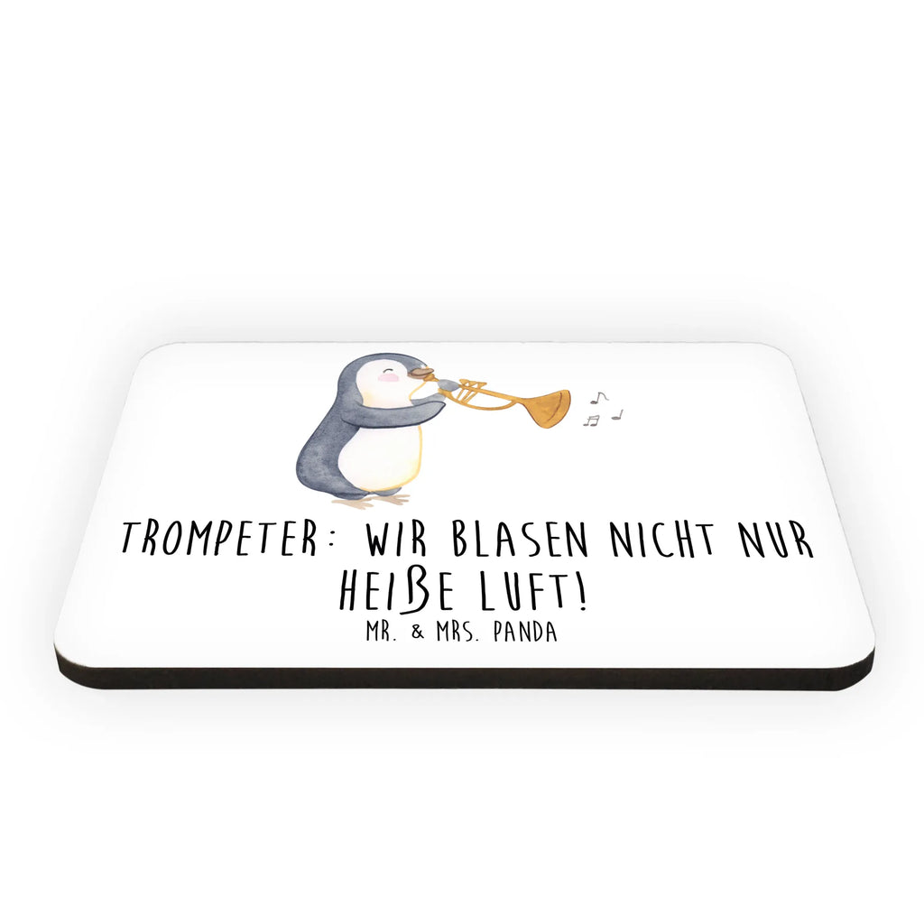 Magnet Trompeter: Wir blasen nicht nur heiße Luft! Whiteboard Magnet, Pinnwandmagnet, Dekomagnet, Motivmagnete, Kühlschrank Dekoration, Kühlschrankmagnet, Souvenir Magnet, Notiz Magnet, Instrumente, Geschenke Musiker, Musikliebhaber
