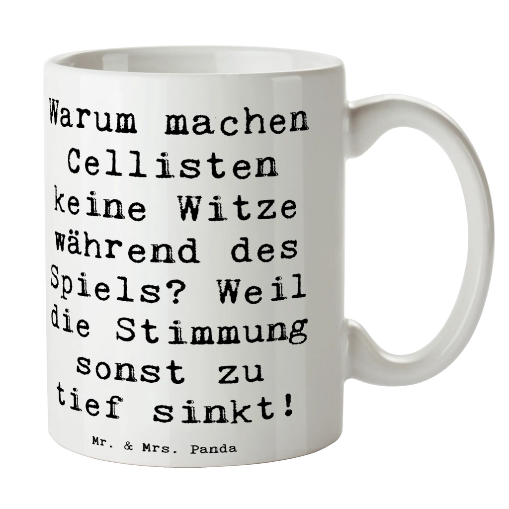 Tasse Spruch Cello Witz Verdorben Tasse mit Motiven, Keramiktasse, Teetasse, Tasse, Kaffeetasse, Tasse mit Zitaten, Geschenktasse, Bürotasse, Porzellantasse, Instrumente, Geschenke Musiker, Musikliebhaber