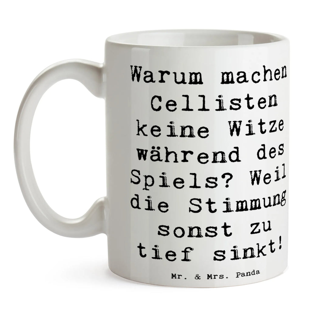 Tasse Spruch Cello Witz Verdorben Tasse mit Motiven, Keramiktasse, Teetasse, Tasse, Kaffeetasse, Tasse mit Zitaten, Geschenktasse, Bürotasse, Porzellantasse, Instrumente, Geschenke Musiker, Musikliebhaber