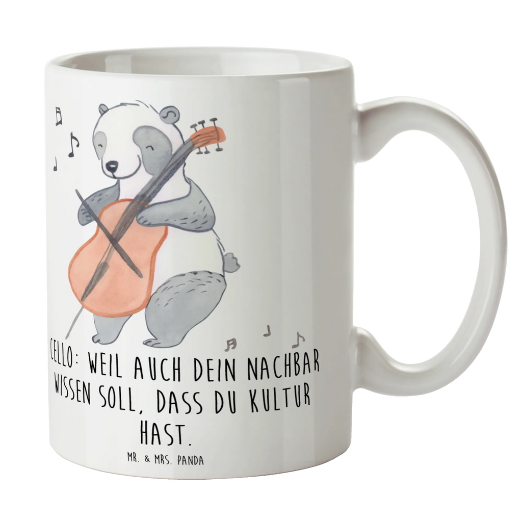 Tasse Cello Kultur Kaffeetasse, Tasse mit Zitaten, Tasse mit Motiven, Teetasse, Porzellantasse, Keramiktasse, Tasse, Geschenktasse, Bürotasse, Instrumente, Geschenke Musiker, Musikliebhaber