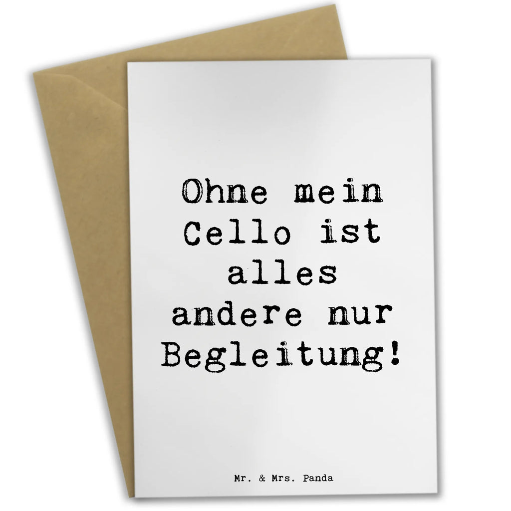 Grußkarte Spruch Cello Magie Ansichtskarten, Glückwunschkarte, Geburtstagskarte, Grußkarte, Klappkarte, Hochzeitskarte, Einladungskarte, Karte, Instrumente, Geschenke Musiker, Musikliebhaber