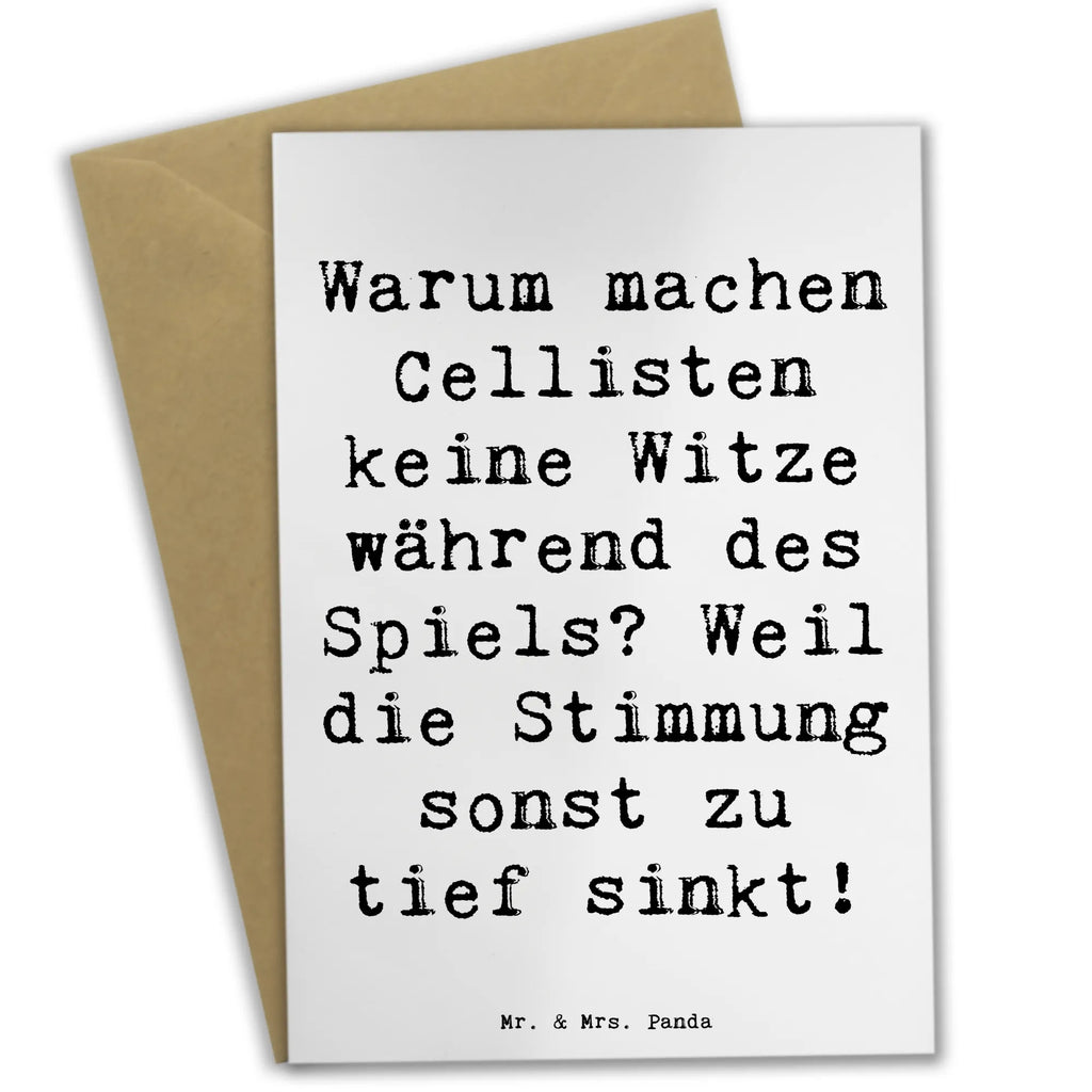 Grußkarte Spruch Cello Witz Verdorben Grußkarte, Karte, Glückwunschkarte, Ansichtskarten, Hochzeitskarte, Geburtstagskarte, Klappkarte, Einladungskarte, Instrumente, Geschenke Musiker, Musikliebhaber
