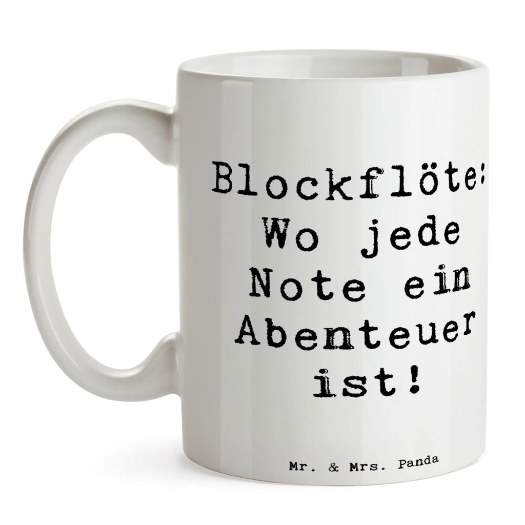 Mug Saying Blockflöte: Wo jede Note ein Abenteuer ist! Bürotasse, Tasse, Tasse mit Zitaten, Tasse mit Motiven, Keramiktasse, Geschenktasse, Kaffeetasse, Teetasse, Porzellantasse, Instrumente, Geschenke Musiker, Musikliebhaber