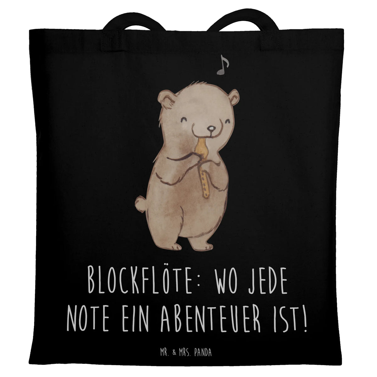 Tote bag Blockflöte: Wo jede Note ein Abenteuer ist! Instruments, gifts for musicians, music enthusiasts