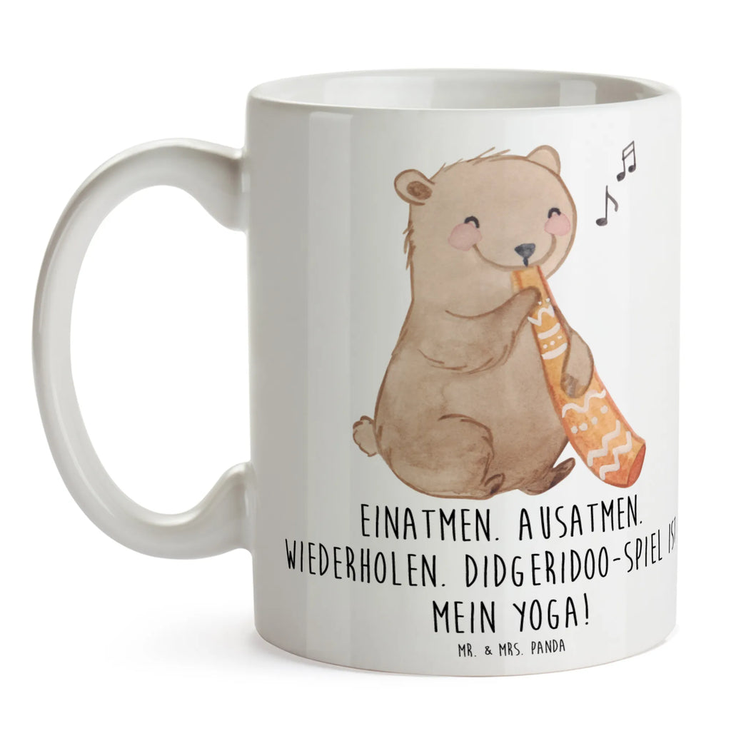 Tasse Didgeridoo Yoga Tasse mit Zitaten, Teetasse, Tasse mit Motiven, Bürotasse, Kaffeetasse, Tasse, Keramiktasse, Geschenktasse, Porzellantasse, Instrumente, Geschenke Musiker, Musikliebhaber