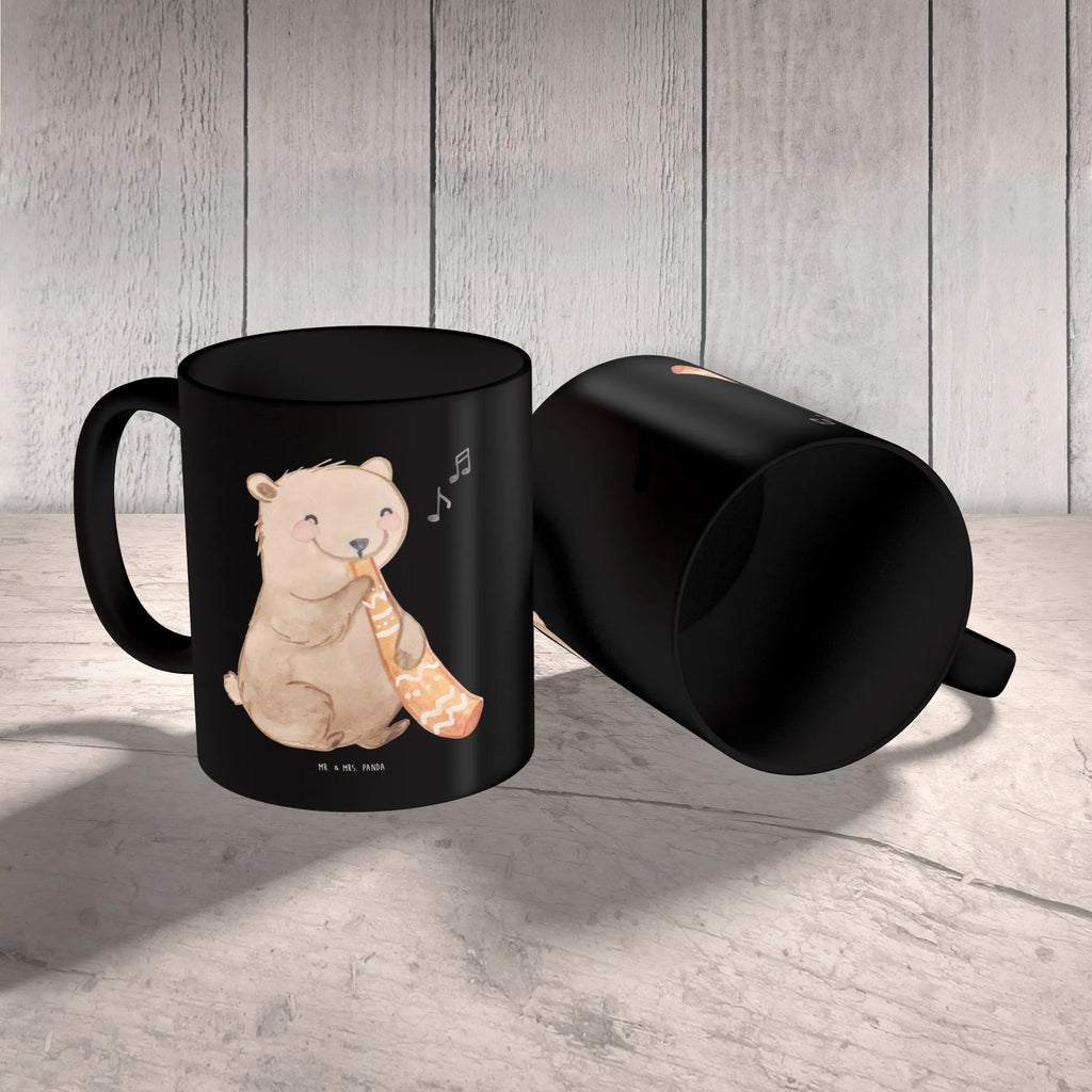 Tasse Didgeridoo Yoga Tasse mit Zitaten, Teetasse, Tasse mit Motiven, Bürotasse, Kaffeetasse, Tasse, Keramiktasse, Geschenktasse, Porzellantasse, Instrumente, Geschenke Musiker, Musikliebhaber