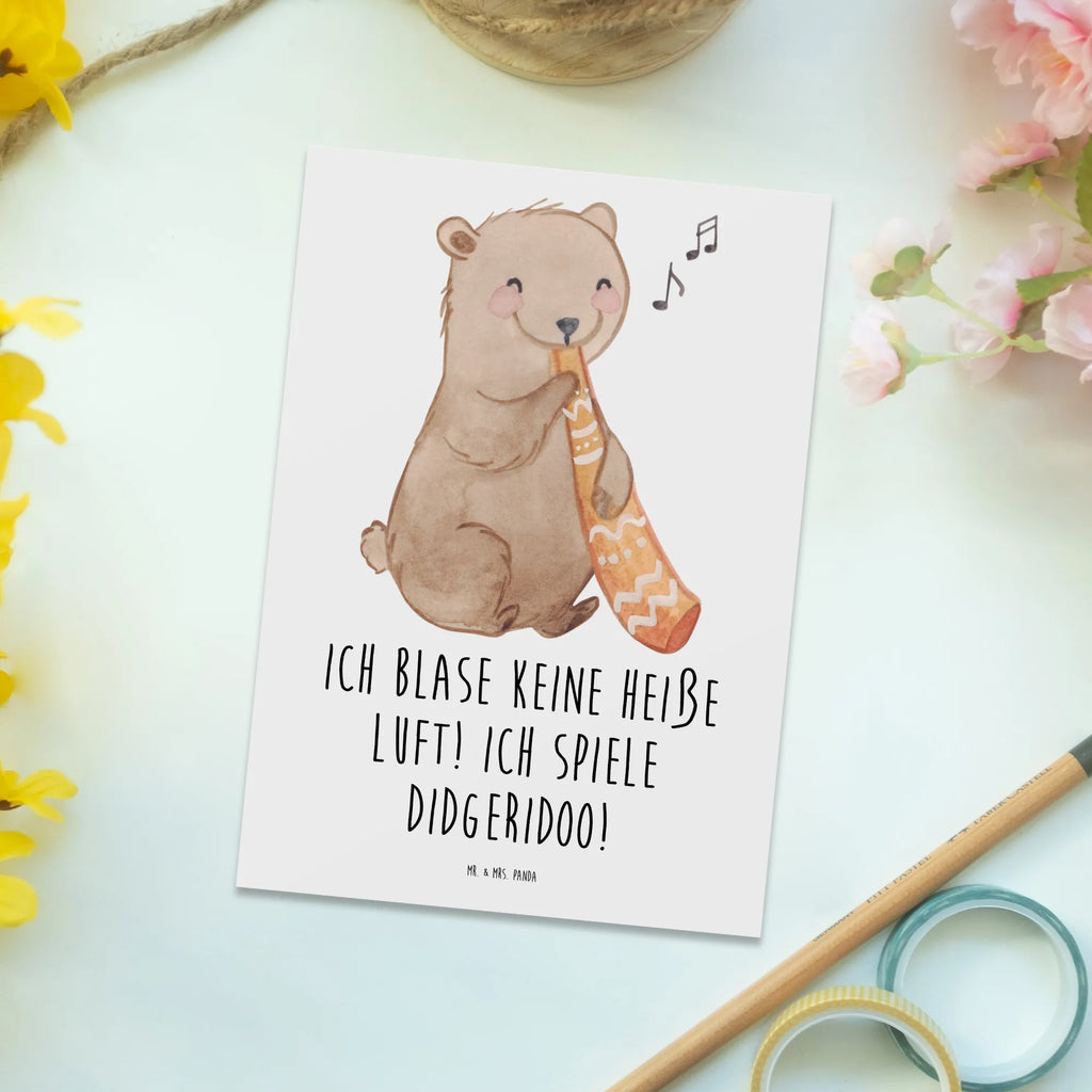 Postkarte Didgeridoo Spieler Einladungskarte, Karte, Geschenkkarte, Postkarte, Grußkarte, Ansichtskarten, Einladung, Einladungskarten Geburtstag, Geburtstagskarte, Einladung Geburtstag, Ansichtskarte, Dankeskarte, Instrumente, Geschenke Musiker, Musikliebhaber