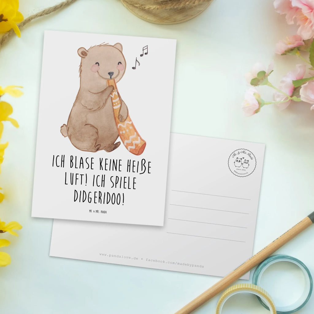 Postkarte Didgeridoo Spieler Einladungskarte, Karte, Geschenkkarte, Postkarte, Grußkarte, Ansichtskarten, Einladung, Einladungskarten Geburtstag, Geburtstagskarte, Einladung Geburtstag, Ansichtskarte, Dankeskarte, Instrumente, Geschenke Musiker, Musikliebhaber