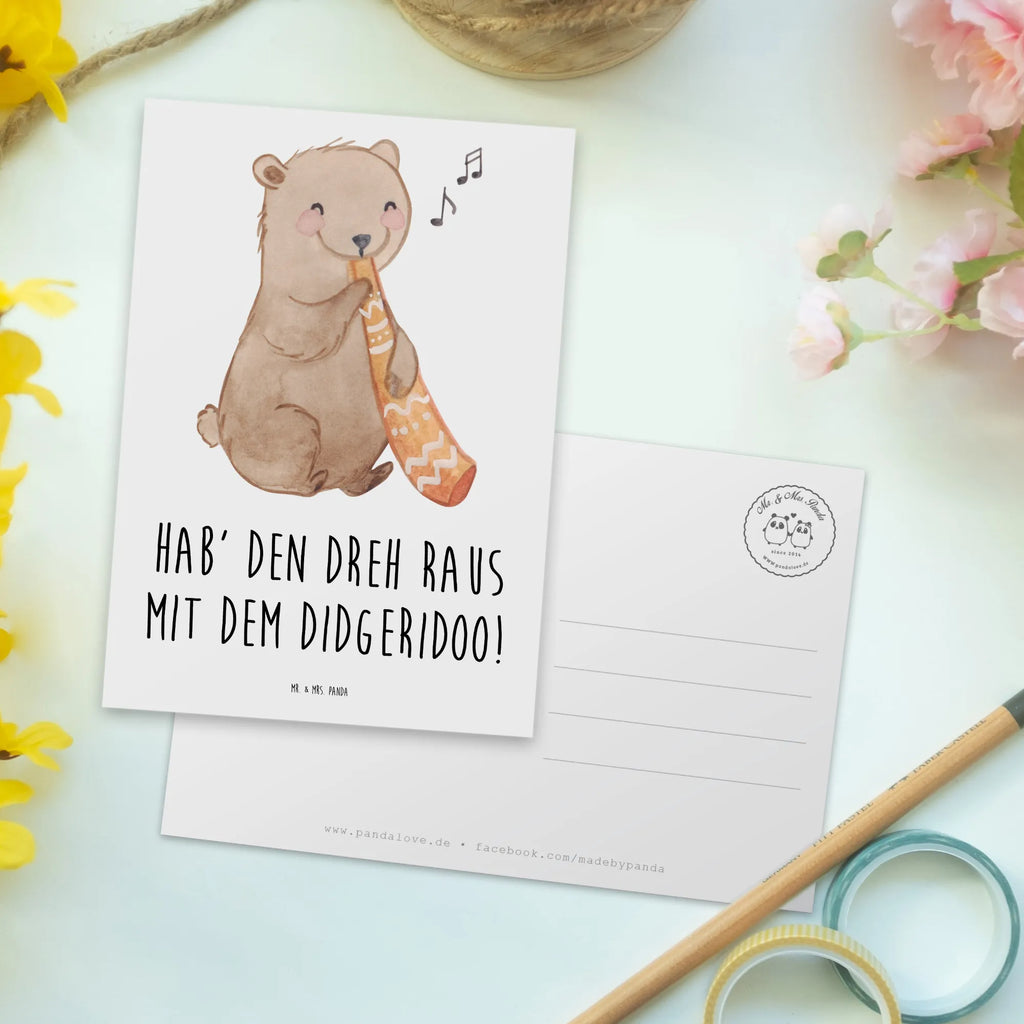 Postcard Hab' den Dreh raus mit dem Didgeridoo! Karte, Einladung, Ansichtskarte, Postkarte, Einladungskarten Geburtstag, Geschenkkarte, Ansichtskarten, Grußkarte, Einladung Geburtstag, Einladungskarte, Dankeskarte, Geburtstagskarte, Instrumente, Geschenke Musiker, Musikliebhaber