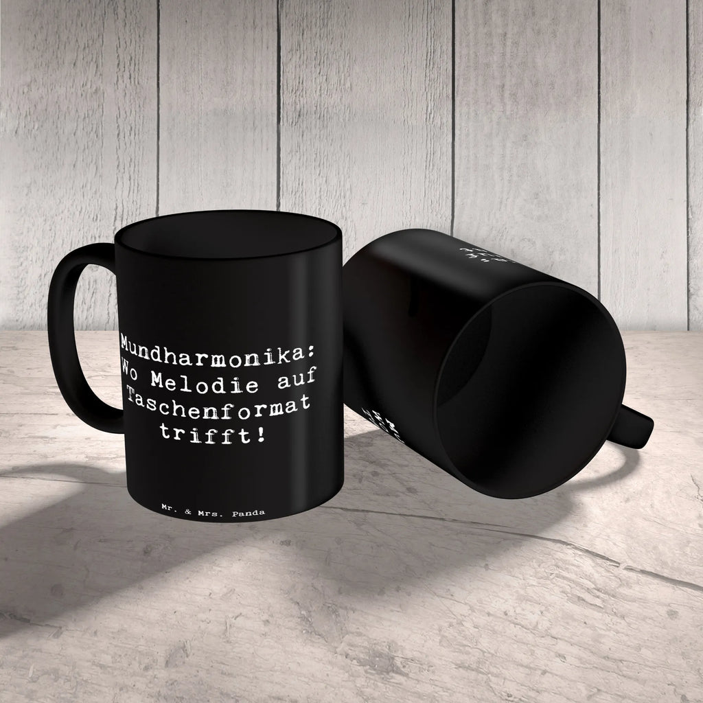 Tasse Spruch Mundharmonika: Wo Melodie auf Taschenformat trifft! Tasse mit Motiven, Bürotasse, Geschenktasse, Keramiktasse, Tasse, Tasse mit Zitaten, Teetasse, Kaffeetasse, Porzellantasse, Instrumente, Geschenke Musiker, Musikliebhaber