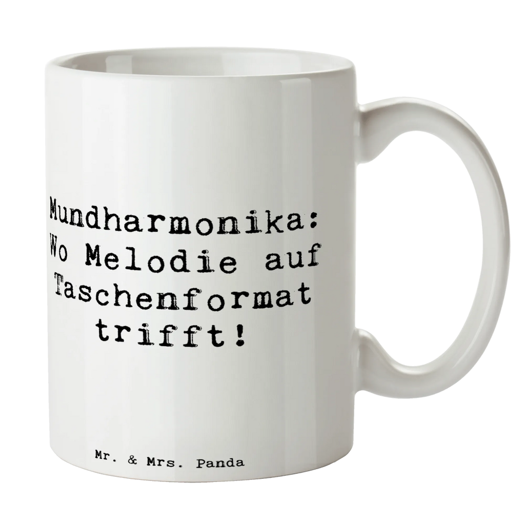 Tasse Spruch Mundharmonika: Wo Melodie auf Taschenformat trifft! Tasse mit Motiven, Bürotasse, Geschenktasse, Keramiktasse, Tasse, Tasse mit Zitaten, Teetasse, Kaffeetasse, Porzellantasse, Instrumente, Geschenke Musiker, Musikliebhaber