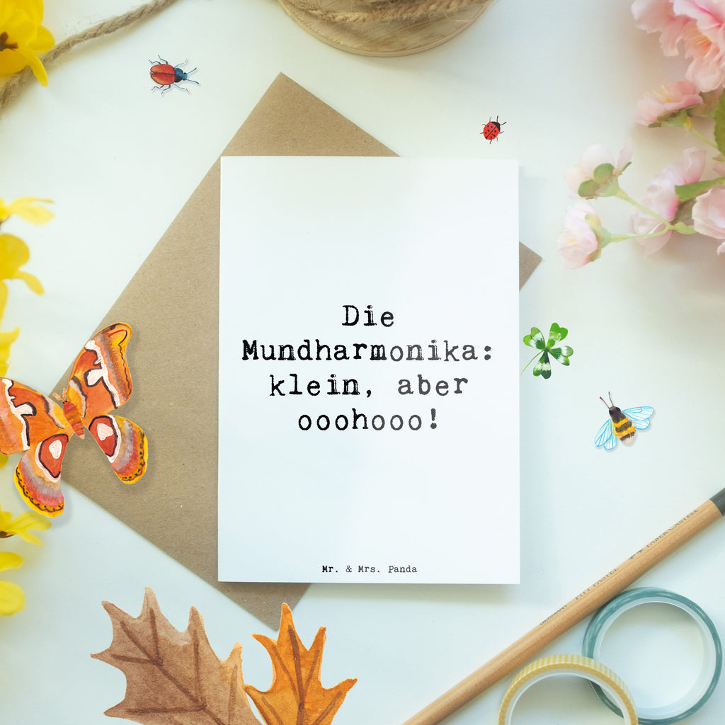 Grußkarte Spruch Mundharmonika Ohooo Einladungskarte, Klappkarte, Geburtstagskarte, Ansichtskarten, Glückwunschkarte, Hochzeitskarte, Grußkarte, Karte, Instrumente, Geschenke Musiker, Musikliebhaber