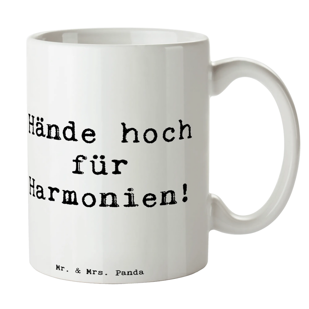 Tasse Spruch Theremin Harmonie Tasse mit Motiven, Geschenktasse, Kaffeetasse, Tasse mit Zitaten, Porzellantasse, Tasse, Bürotasse, Keramiktasse, Teetasse, Instrumente, Geschenke Musiker, Musikliebhaber