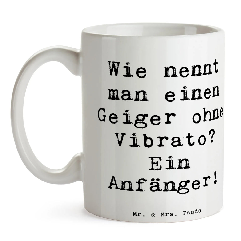 Tasse Spruch Violine Anfänger Porzellantasse, Tasse, Geschenktasse, Kaffeetasse, Tasse mit Zitaten, Bürotasse, Teetasse, Tasse mit Motiven, Keramiktasse, Instrumente, Geschenke Musiker, Musikliebhaber