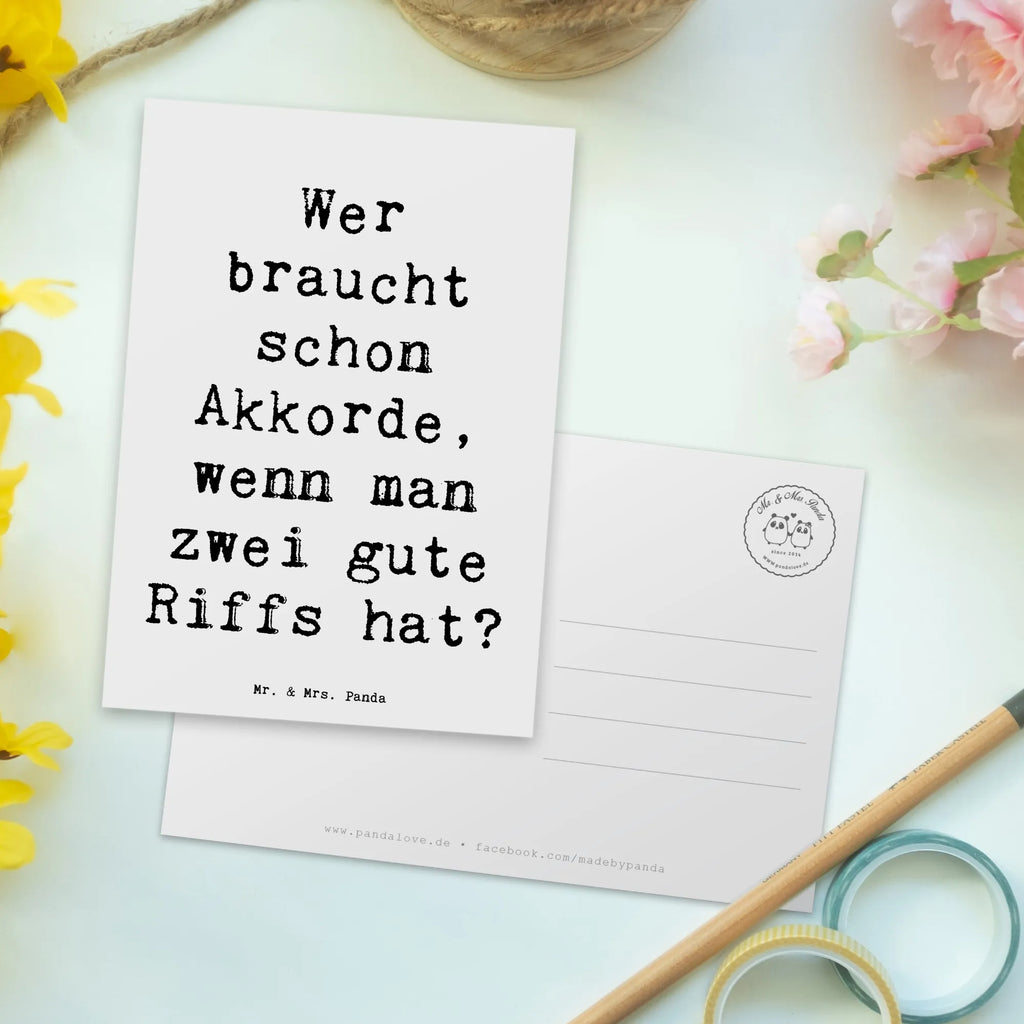 Postkarte Spruch E-Gitarre Zwei Riffs Einladungskarte, Dankeskarte, Geburtstagskarte, Einladung, Ansichtskarten, Postkarte, Ansichtskarte, Karte, Einladungskarten Geburtstag, Geschenkkarte, Grußkarte, Einladung Geburtstag, Instrumente, Geschenke Musiker, Musikliebhaber