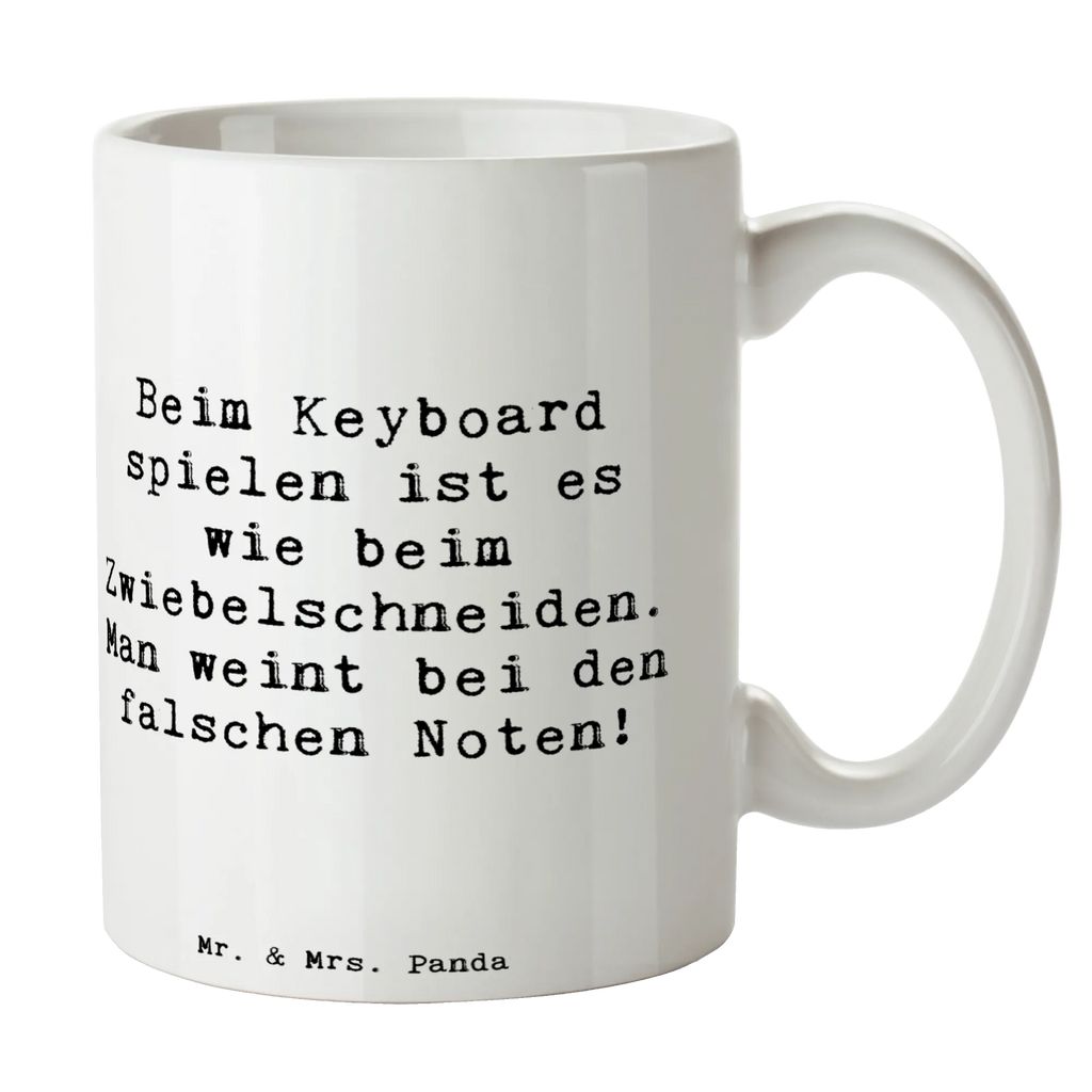 Tasse Spruch Keyboard Tränen Geschenktasse, Tasse mit Zitaten, Bürotasse, Teetasse, Kaffeetasse, Porzellantasse, Keramiktasse, Tasse, Tasse mit Motiven, Instrumente, Geschenke Musiker, Musikliebhaber