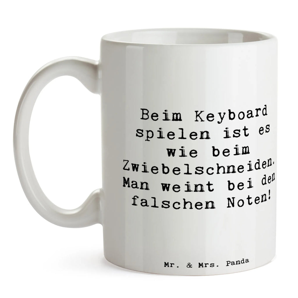 Tasse Spruch Keyboard Tränen Geschenktasse, Tasse mit Zitaten, Bürotasse, Teetasse, Kaffeetasse, Porzellantasse, Keramiktasse, Tasse, Tasse mit Motiven, Instrumente, Geschenke Musiker, Musikliebhaber