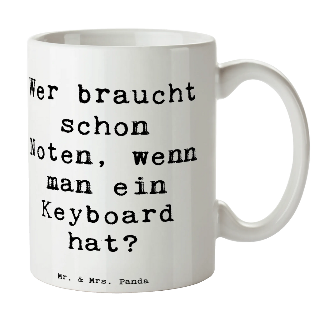 Tasse Spruch Keyboard Freude Geschenktasse, Keramiktasse, Kaffeetasse, Bürotasse, Tasse, Porzellantasse, Tasse mit Zitaten, Teetasse, Tasse mit Motiven, Instrumente, Geschenke Musiker, Musikliebhaber