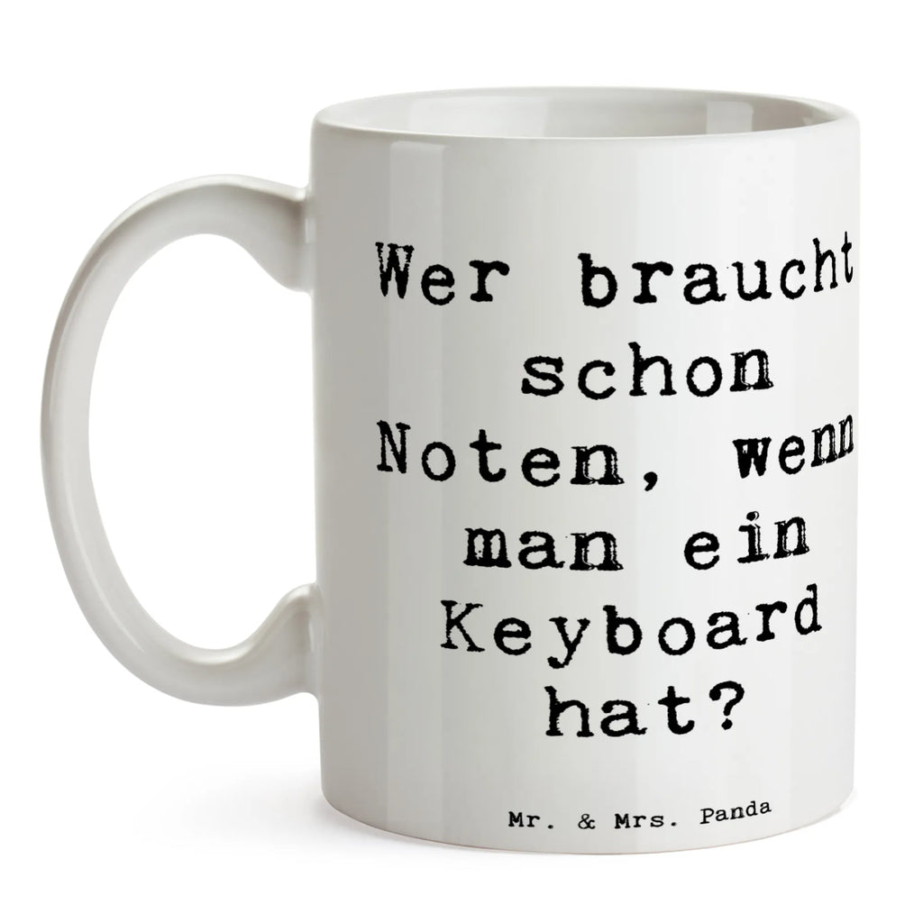 Tasse Spruch Keyboard Freude Geschenktasse, Keramiktasse, Kaffeetasse, Bürotasse, Tasse, Porzellantasse, Tasse mit Zitaten, Teetasse, Tasse mit Motiven, Instrumente, Geschenke Musiker, Musikliebhaber