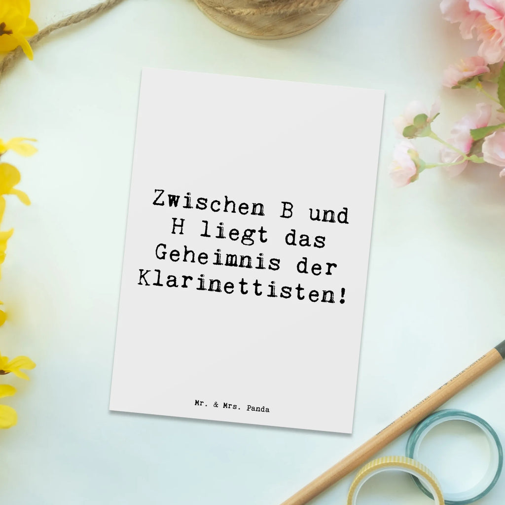 Postkarte Spruch Klarinette Geheimnis Dankeskarte, Einladung Geburtstag, Karte, Ansichtskarten, Geschenkkarte, Geburtstagskarte, Einladungskarte, Ansichtskarte, Einladungskarten Geburtstag, Einladung, Grußkarte, Postkarte, Instrumente, Geschenke Musiker, Musikliebhaber