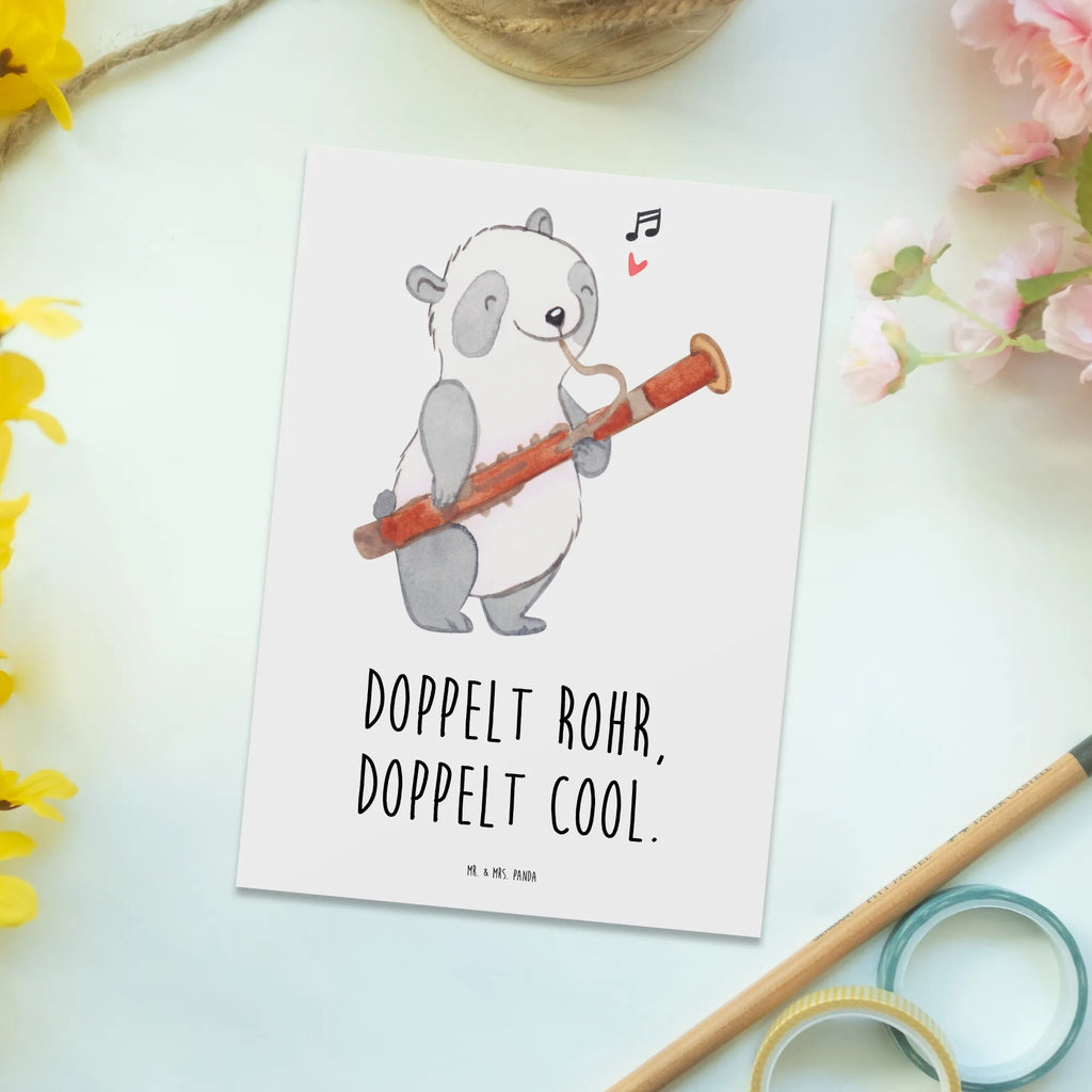 Postcard Doppelt Rohr, doppelt cool. Ansichtskarte, Einladung, Postkarte, Grußkarte, Einladungskarten Geburtstag, Karte, Ansichtskarten, Einladungskarte, Geschenkkarte, Geburtstagskarte, Dankeskarte, Einladung Geburtstag, Instrumente, Geschenke Musiker, Musikliebhaber