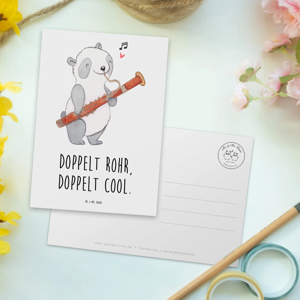 Postcard Doppelt Rohr, doppelt cool. Ansichtskarte, Einladung, Postkarte, Grußkarte, Einladungskarten Geburtstag, Karte, Ansichtskarten, Einladungskarte, Geschenkkarte, Geburtstagskarte, Dankeskarte, Einladung Geburtstag, Instrumente, Geschenke Musiker, Musikliebhaber