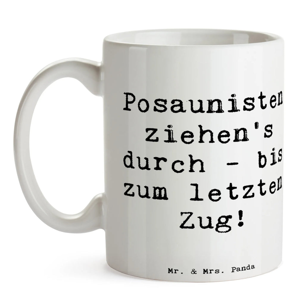 Tasse Spruch Trombone Durchzieher Teetasse, Tasse mit Zitaten, Kaffeetasse, Tasse, Keramiktasse, Porzellantasse, Geschenktasse, Tasse mit Motiven, Bürotasse, Instrumente, Geschenke Musiker, Musikliebhaber