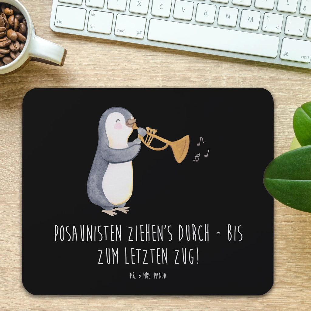 Mouse mat Posaunisten ziehen's durch - bis zum letzten Zug! Arbeitszimmer, Einzigartiges Mauspad, Designer Mauspad, Mousepad, Mausunterlage, Mauspad, Mauspad Büro, Büroausstattung, PC Zubehör, Computer zubehör, Instrumente, Geschenke Musiker, Musikliebhaber