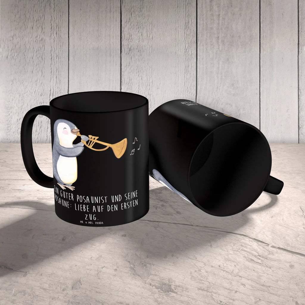 Tasse Posaune Liebe Keramiktasse, Kaffeetasse, Tasse mit Motiven, Porzellantasse, Bürotasse, Tasse, Teetasse, Tasse mit Zitaten, Geschenktasse, Instrumente, Geschenke Musiker, Musikliebhaber