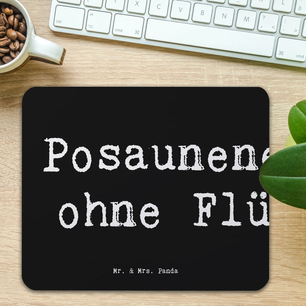 Mouse mat Saying Posaunenengel ohne Flügel. Designer Mauspad, Mausunterlage, Büroausstattung, Einzigartiges Mauspad, PC Zubehör, Arbeitszimmer, Mauspad Büro, Mousepad, Computer zubehör, Mauspad, Instrumente, Geschenke Musiker, Musikliebhaber
