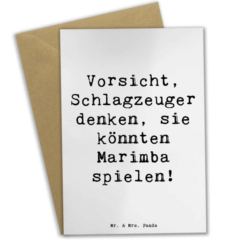 Grußkarte Spruch Marimba Humor Einladungskarte, Hochzeitskarte, Ansichtskarten, Karte, Grußkarte, Glückwunschkarte, Klappkarte, Geburtstagskarte, Instrumente, Geschenke Musiker, Musikliebhaber
