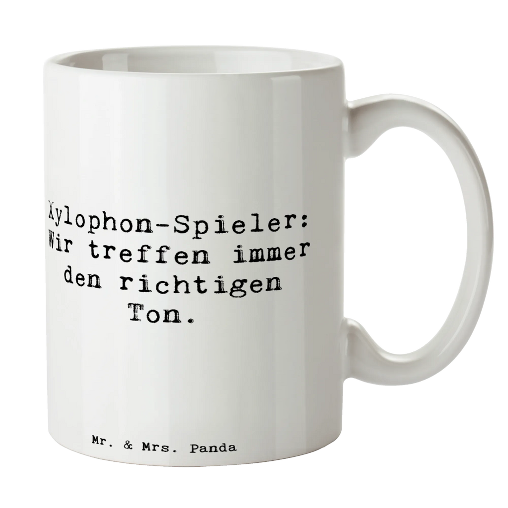 Tasse Spruch Xylophon Melodie Bürotasse, Keramiktasse, Tasse, Tasse mit Zitaten, Geschenktasse, Tasse mit Motiven, Teetasse, Porzellantasse, Kaffeetasse, Instrumente, Geschenke Musiker, Musikliebhaber