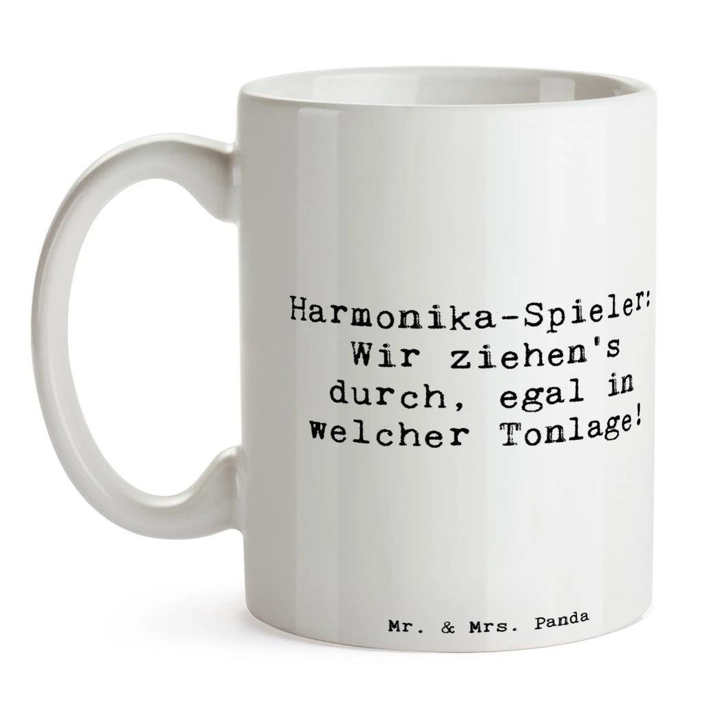 Mug Saying Harmonika-Spieler: Wir ziehen’s durch, egal in welcher Tonlage! Kaffeetasse, Geschenktasse, Tasse, Teetasse, Porzellantasse, Keramiktasse, Tasse mit Motiven, Bürotasse, Tasse mit Zitaten, Instrumente, Geschenke Musiker, Musikliebhaber