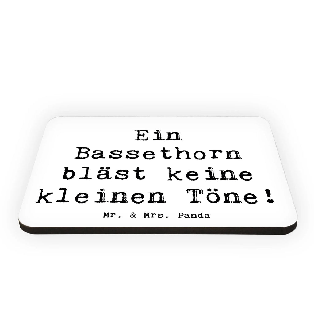Magnet Spruch Ein Bassethorn bläst keine kleinen Töne! Motivmagnete, Notiz Magnet, Pinnwandmagnet, Kühlschrankmagnet, Whiteboard Magnet, Dekomagnet, Kühlschrank Dekoration, Souvenir Magnet, Instrumente, Geschenke Musiker, Musikliebhaber