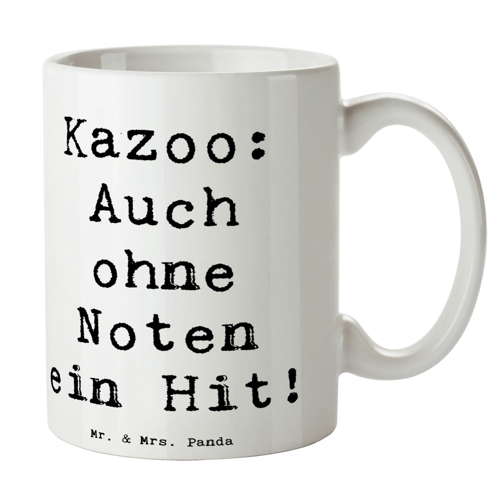Tasse Spruch Kazoo Hit Teetasse, Kaffeetasse, Keramiktasse, Tasse mit Motiven, Porzellantasse, Tasse mit Zitaten, Tasse, Geschenktasse, Bürotasse, Instrumente, Geschenke Musiker, Musikliebhaber