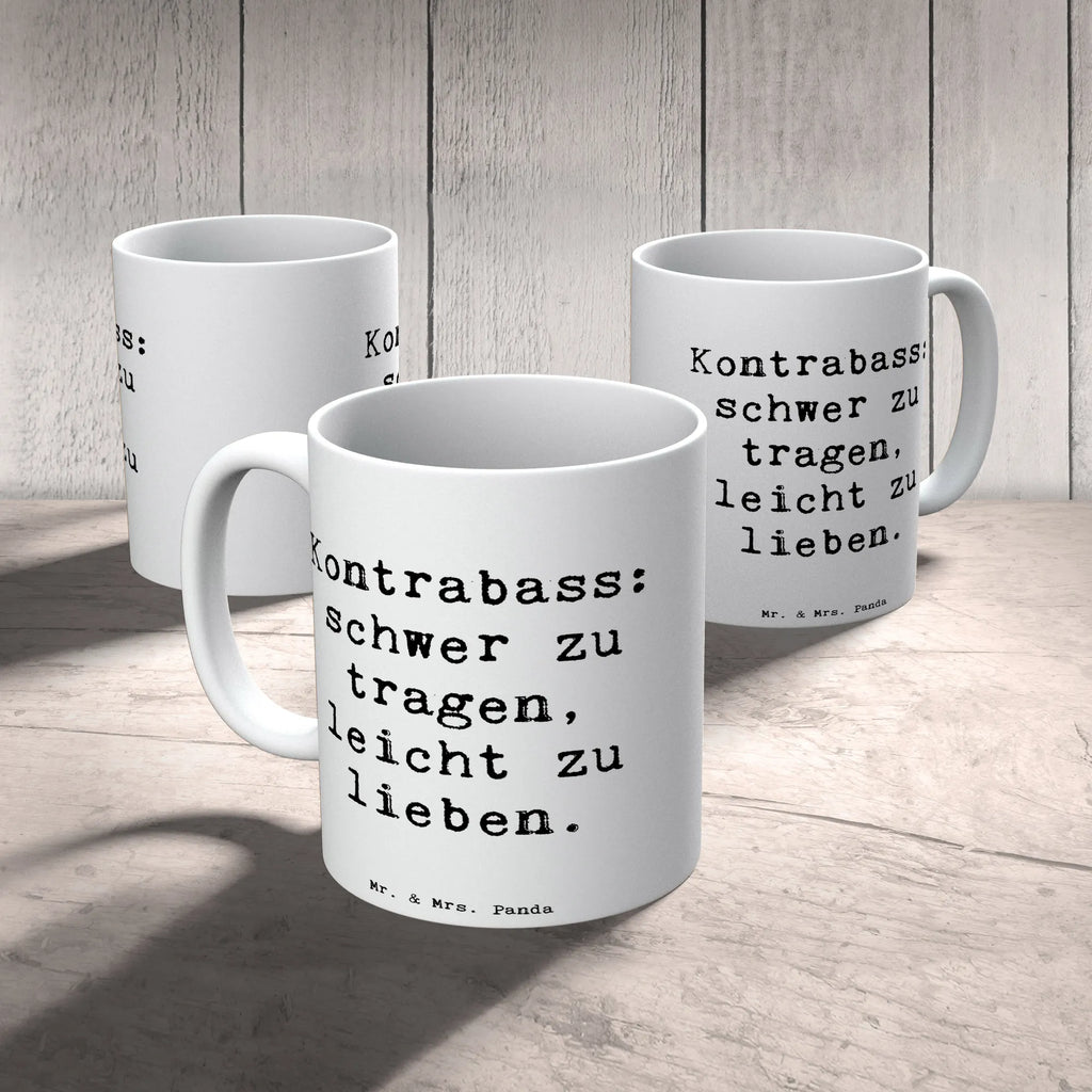 Tasse Spruch Kontrabass Liebe Bürotasse, Geschenktasse, Tasse, Teetasse, Tasse mit Motiven, Porzellantasse, Keramiktasse, Tasse mit Zitaten, Kaffeetasse, Instrumente, Geschenke Musiker, Musikliebhaber
