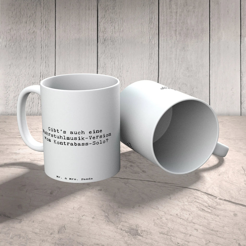 Tasse Spruch Kontrabass Solo Tasse mit Zitaten, Bürotasse, Kaffeetasse, Tasse, Keramiktasse, Teetasse, Porzellantasse, Tasse mit Motiven, Geschenktasse, Instrumente, Geschenke Musiker, Musikliebhaber