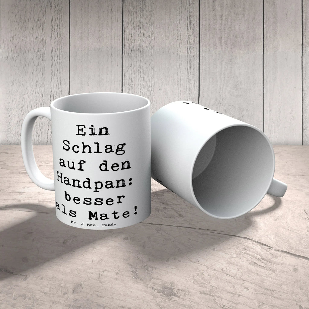 Tasse Spruch Handpan Zauber Tasse mit Motiven, Teetasse, Bürotasse, Porzellantasse, Keramiktasse, Geschenktasse, Tasse mit Zitaten, Kaffeetasse, Tasse, Instrumente, Geschenke Musiker, Musikliebhaber