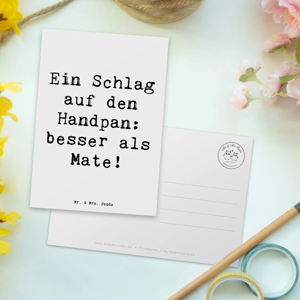 Postkarte Spruch Handpan Zauber Karte, Ansichtskarte, Geschenkkarte, Einladung, Postkarte, Ansichtskarten, Einladungskarte, Einladung Geburtstag, Grußkarte, Dankeskarte, Geburtstagskarte, Einladungskarten Geburtstag, Instrumente, Geschenke Musiker, Musikliebhaber