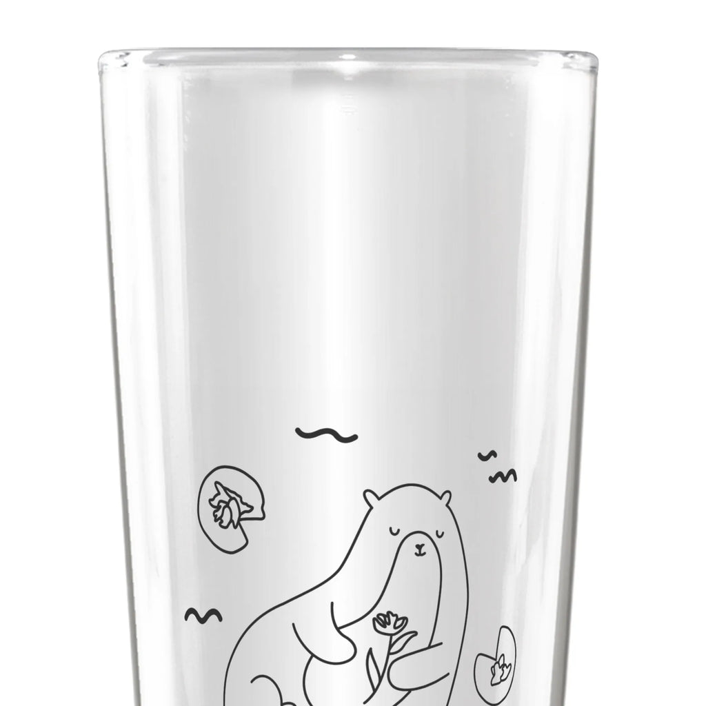 Beer glass otter Water Lily otter, marten, sea otter, European otter, water mammal, aquatic animal, baby otter, predator, water, otter gifts, animal lover, gift ideas for animal lovers, animal, mammal, water animal, gifts for people in love