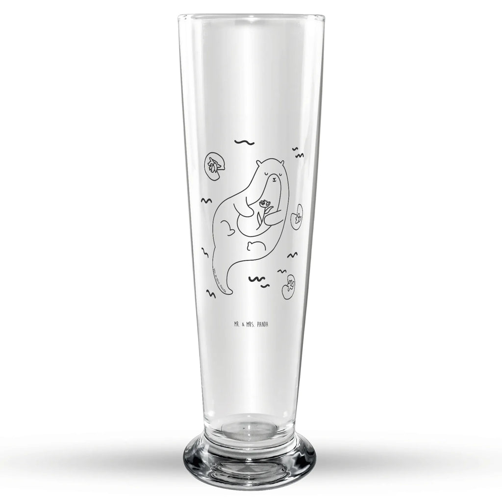 Beer glass otter Water Lily otter, marten, sea otter, European otter, water mammal, aquatic animal, baby otter, predator, water, otter gifts, animal lover, gift ideas for animal lovers, animal, mammal, water animal, gifts for people in love