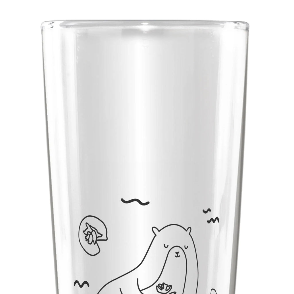 Beer glass otter Water Lily otter, marten, sea otter, European otter, water mammal, aquatic animal, baby otter, predator, water, otter gifts, animal lover, gift ideas for animal lovers, animal, mammal, water animal, gifts for people in love