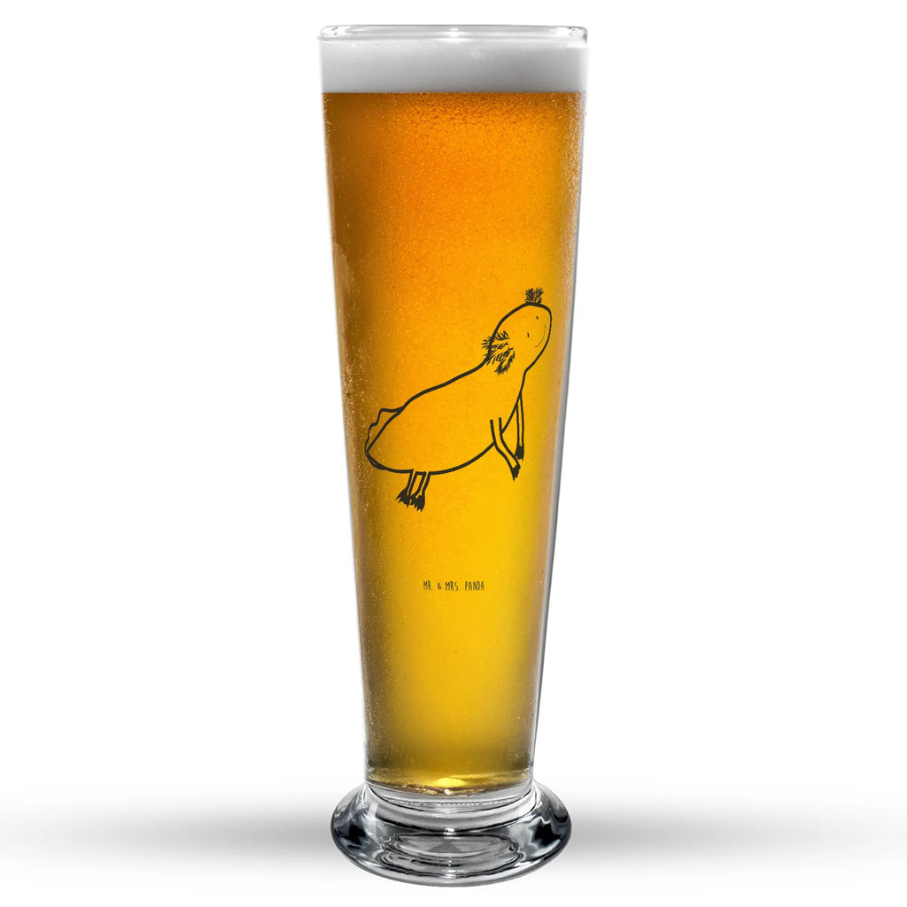 szklanka piwa ajolotl pływanie Axolotl, Molch