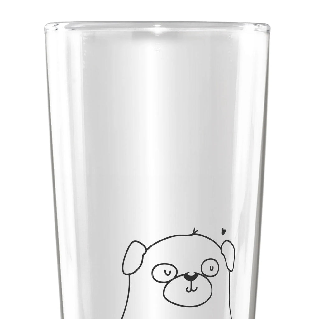 szklanka piwa Mops Pies, motyw psa, zwierzę domowe, rasa psa, miłośnik zwierząt, właściciel psa, powiedzenia